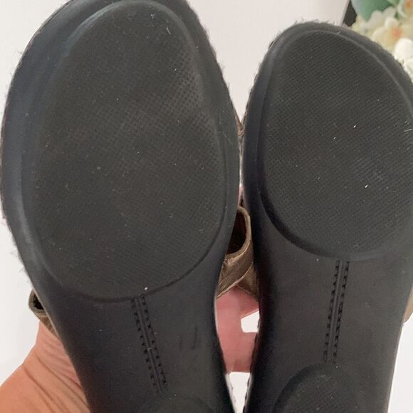 Villager Women’s Leather Upper Slip On Sandals Size 6,5 - Picture 4 of 8